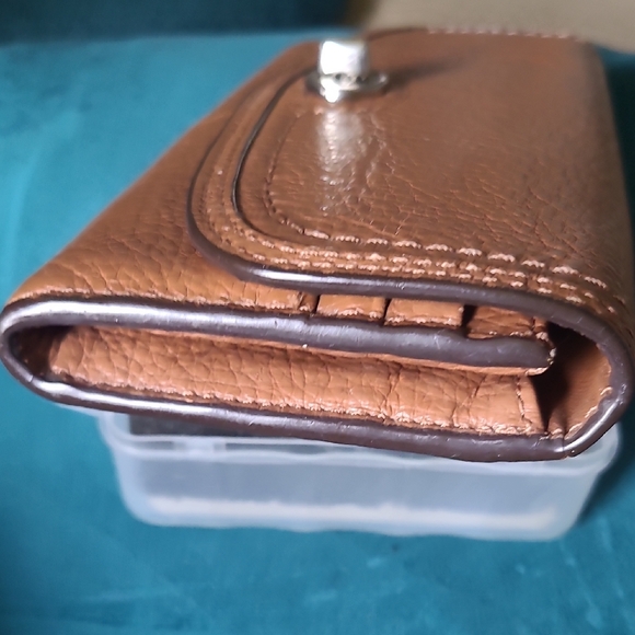 Coach Tan Leather Wallet Smooth Finish - Picture 8 of 9